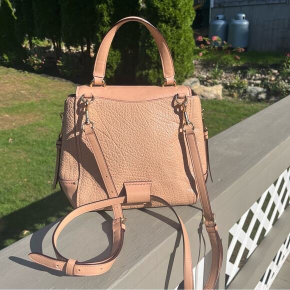 COACH  FAYE Tan Leather Backpack | SOLD OUT ONLINE - Picture 7 of 10